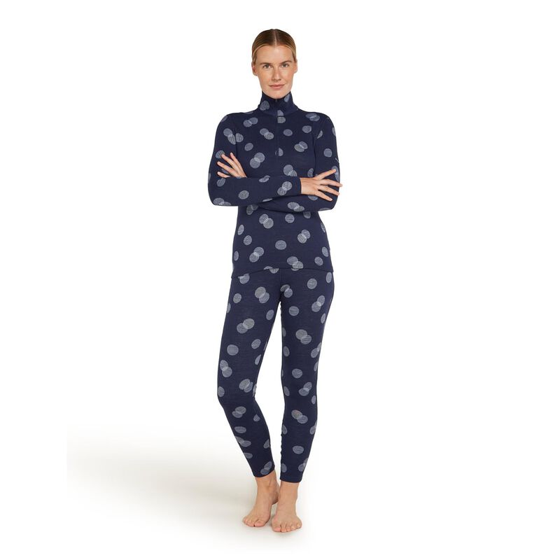Icebreaker W Merino 260 Vertex LS Half Zip Falling Flakes image number 3